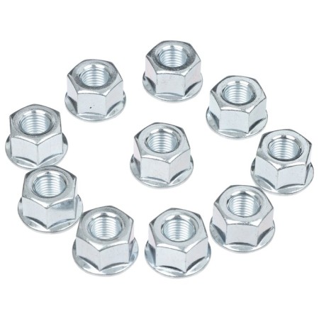 Dream Bike axis nut, 8 mm, silver color-1