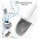 Silicon of the toilet Silicone Dilan “Lila”, 4.3 × 9.5 × 36 cm, white color