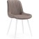 Sede Metal Carcass Seda to metal/velor, white/latte 50x56x82 cm