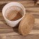 A set of wicker baskets with a lid, 3 pcs, 36x36x37 cm