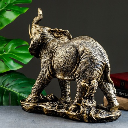 Figure "Elephant" Bronze, 43x18x35cm-2