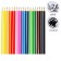 Pencils of 18 flowers Calligrata, economical, sharpened, hexagonal, plastic, cardboard packaging, euro suspension