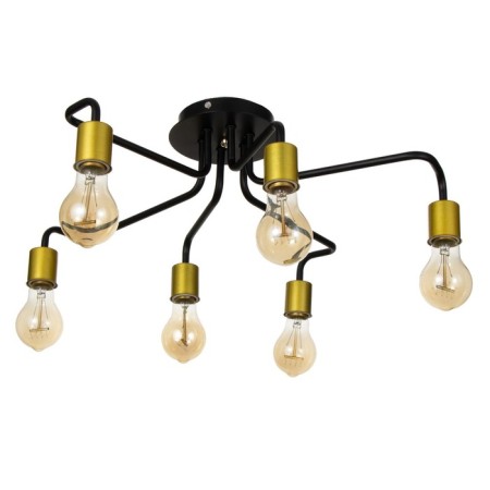 Chandelier 2721/6 E27 40W black and gold 60x60x30 cm