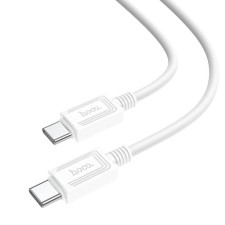 Hoco X73, Type-C cable-Type-C, 60W, 3 A, 1 m, data transfer, PVC, white