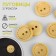 A set of wooden buttons "Circle", 2 punctures, d = 18 mm, 10 pcs, the color is light-beam