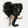 Nast-light decor "Elephant" 11 x 10.5 cm, black