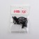 A set of interchangeable elastic bands to eyelashes for eyelashes, 20 pcs, black color