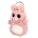 Soft toy "Bunny", pink color, 13 cm