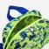 Baby backpack on zipper, external pocket, lightning color