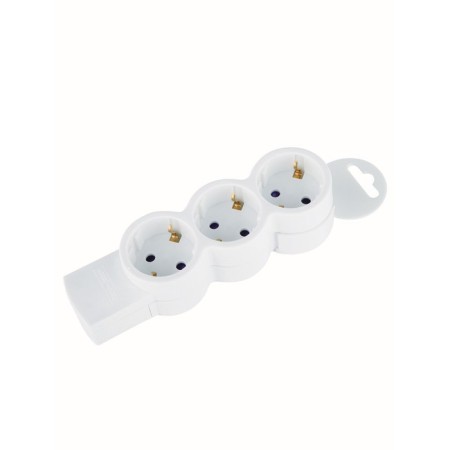 Plastic outlet, Quick Fix, 3 nests with/s curtains 3680W 16a ip20 white 32017 5-1