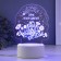 Lamp "You cannot give up" Led RGB from the Risalux network
