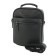 Male bag, genuine leather, black 20x6x26 cm
