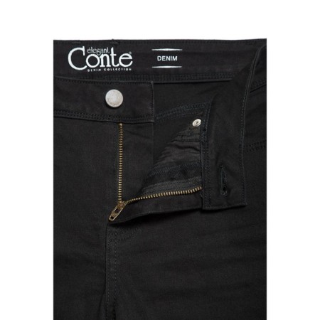 Women's jeans with the effect "Instant Correction of the abdomen" CONTE ELEGANT, size S, Black color-5