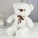 Soft toy "Bear", 65 cm, white color
