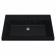 Sink uperwood Classic quartz 70 cm, quartz, black matte, coal