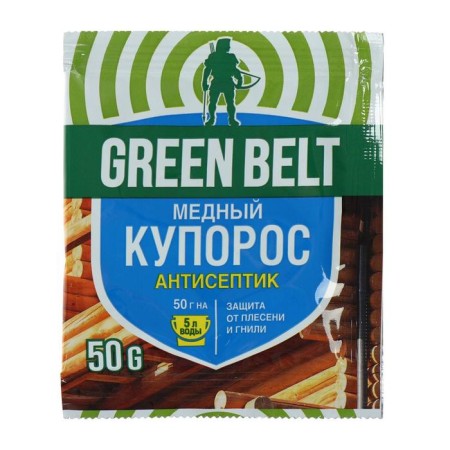 Antiseptic agent from mold and rot "Green Balt", copper sulfate 50 g-1