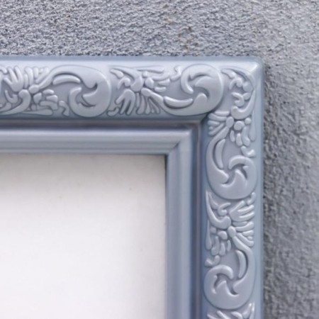 Photo frame plastic L-2 10x15 cm, silver. Met.-1
