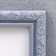 Photo frame plastic L-2 10x15 cm, silver. Met.