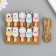 Decor for creativity tree "Procher. Beast in pockets" set of 10 pcs 3.8x2x1.2 cm