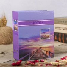 Фотоальбом на 100 фото 10х15 см  "Лагуна" МИКС