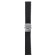 Solomon watch strap 24 mm, silicone, L-20 cm, black,