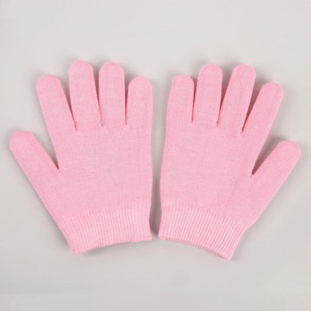 Gloves gel, moisturizing, One size, in a bag, pink color-3