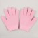 Gloves gel, moisturizing, One size, in a bag, pink color