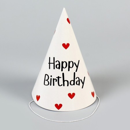 Paper cap Happy Birthday, (set 6 pcs)-2