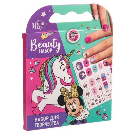 Manicure set "Beauty set, manicure with Minnie Mouse" Minnie Mouse and Unicorn-2