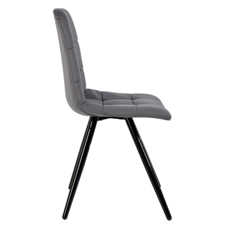 Dining stool Polini Home Berlin SM, gray-black color-2
