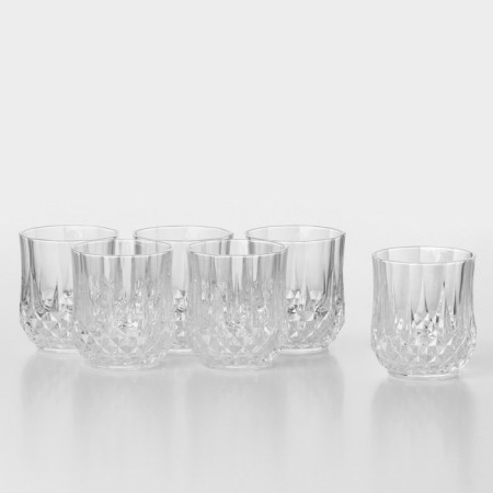 Longchamp glasses set, 320 ml, crystal glass, 6 pcs