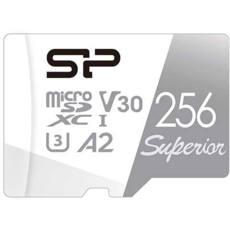 MicrosdxcCCC Silicon Power 256GB SP256GBSTXDA2V20SP Superior + Adapter-1
