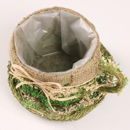 Kashpo, 23 x 20 x 13 cm, grass-5