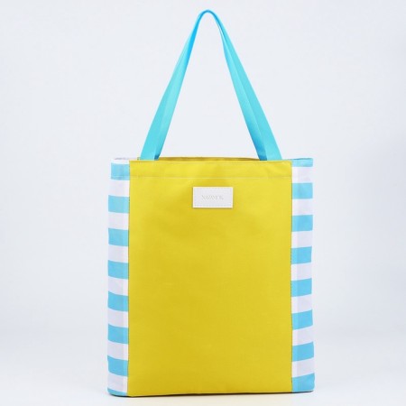 Bag Women's Beach Nazamok, 40x40cm, yellow color-3