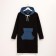 Feminine sweatshirt, black color/indigo size 46
