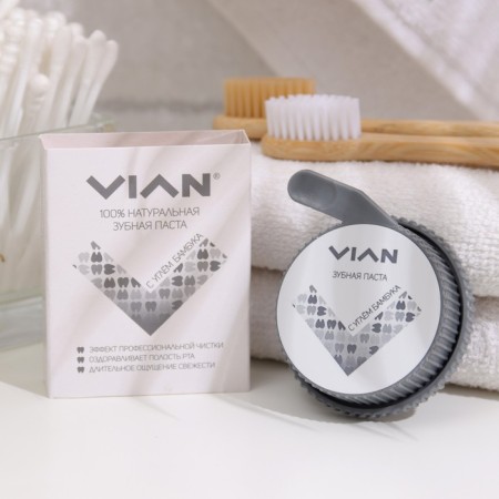 Vian toothpaste with bamboo coal, concentrated, 25 g