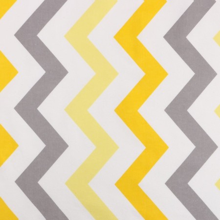 Flanelic zigzag diamond, size 75x120 cm, yellow, 170 g/m, cotton 100%-2