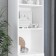 Wide shelf for the cabinet "Orion", 763 × 498 × 18 mm, white color