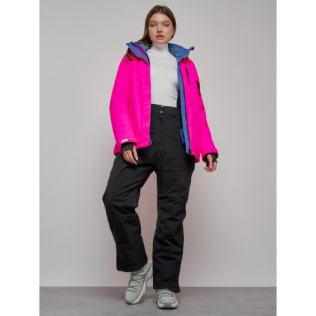 Ski suit female, size 50, pink color-23