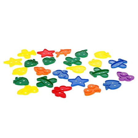 Lacing "Funny figures" under the valve, 24 pcs., According to Montessori Methods-4