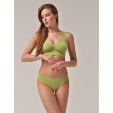 Women's slips with low waist Mirey Slip Vita Bassa, size 48-50, grass of herbal