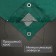 Protective tent, 8 × 4 m, density 120 g/m², UV, eyelets step 1 m, green