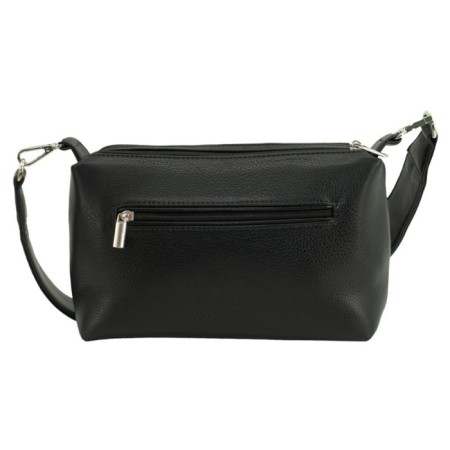 Female bag, artificial leather, black 17x12x20 cm-1