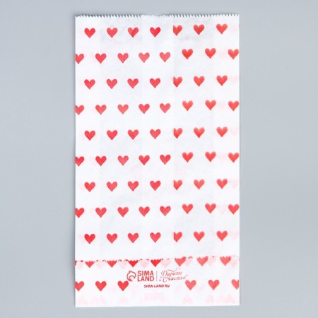 Package package, packaging, white, “heart” 20 x 11 x 4 cm without a window-3