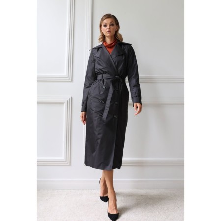 Classic female trench coat, size 42-44-4