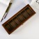 Casket wood for clock 6 departments "Style" Brown 12.7x8x33 cm