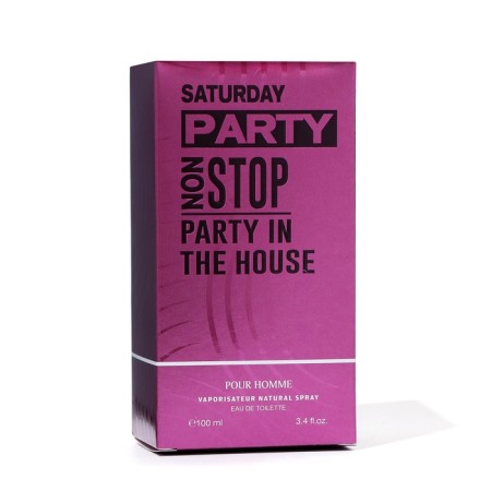Men's toilet water Saturday Party Non Stop, 100 ml-4