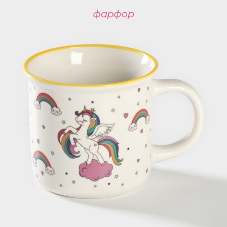 Homeleon mug Porcelain shares "Unicorn", 420 ml-1