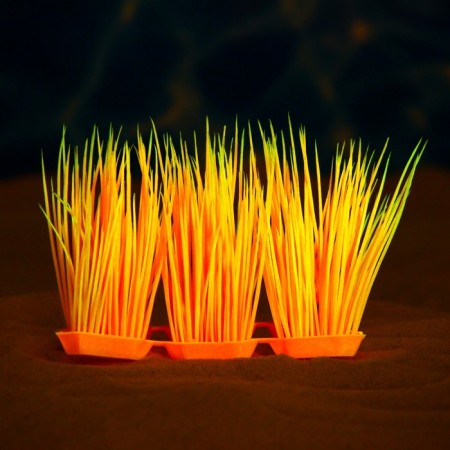 The artificial aquarium, luminous plant, 9 cm, red-5