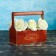 Wooden Kashpo 24 × 12 × 22 cm Maloni Demur "with love", give a red tree beautifully